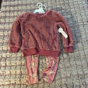 Tahari Pink Kids Matching Set size 4 T